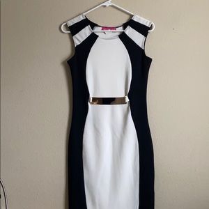 Out of order bodycon dress